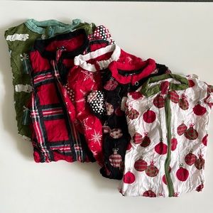 KicKee Pants Christmas Pajama Footie Bundle